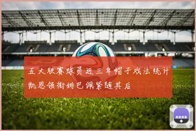 五大联赛球员近三年帽子戏法统计凯恩领衔姆巴佩紧随其后