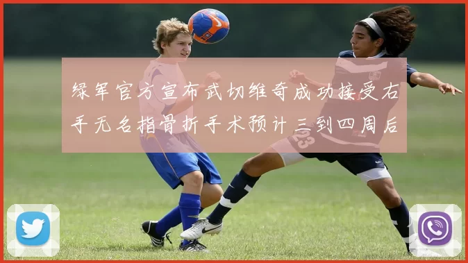 绿军官方宣布武切维奇成功接受右手无名指骨折手术预计三到四周后复查